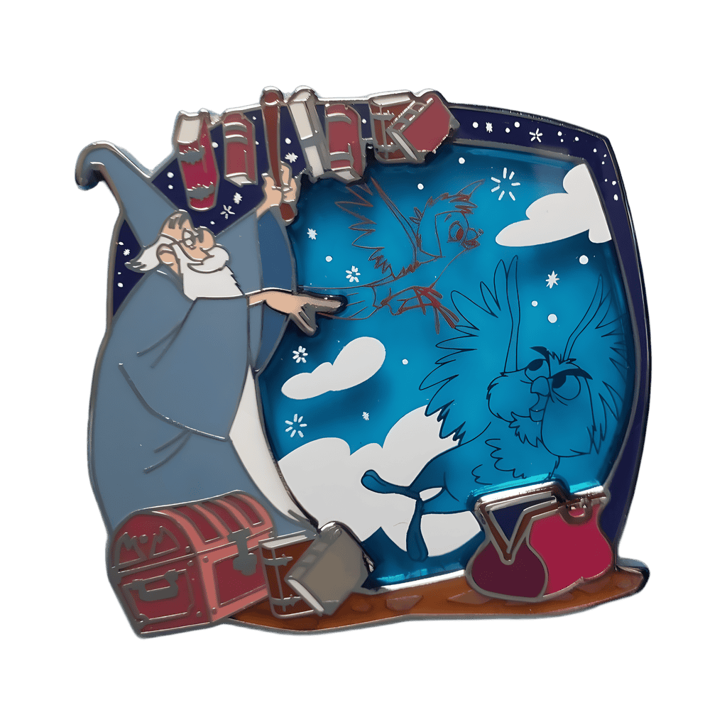 Wizard Merlin Version #3 - Birds Disney pin