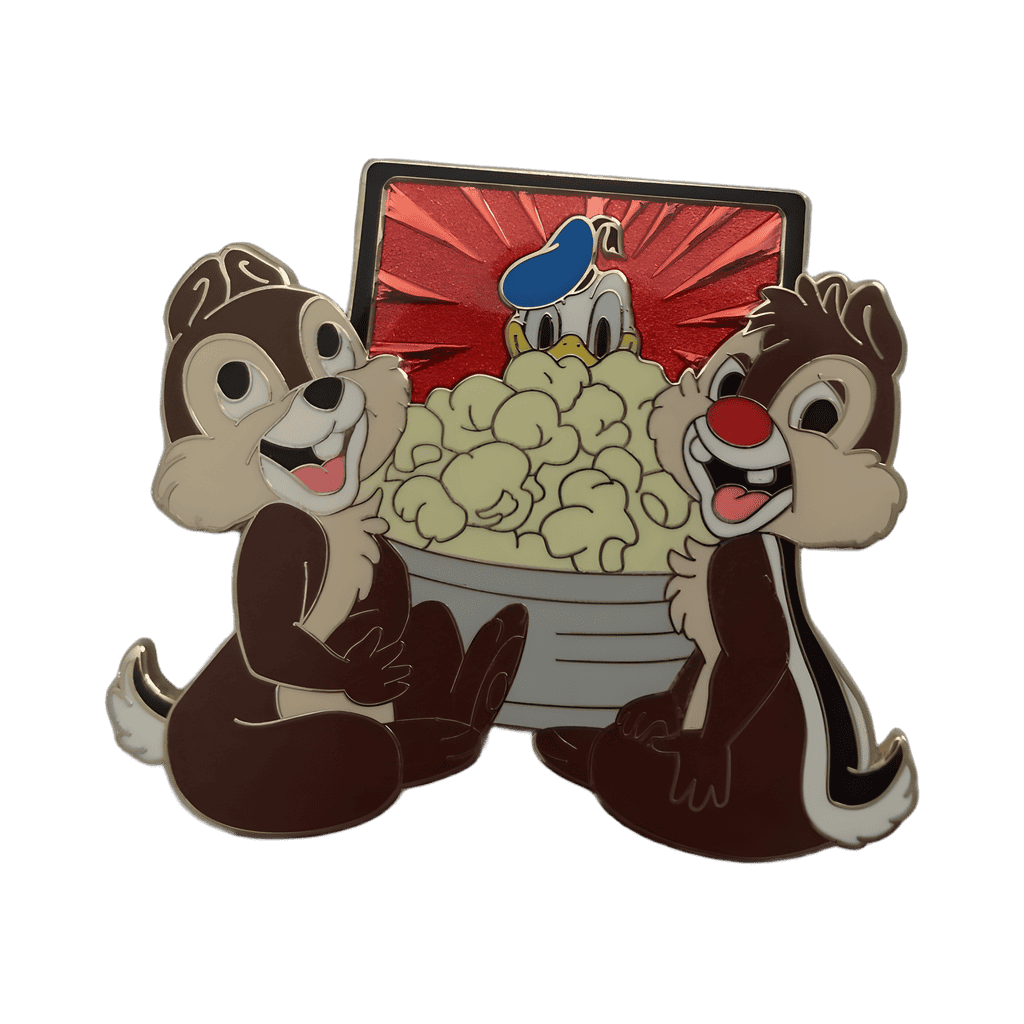 Chip and Dale Watching “Donald” Cartoon Disney pin