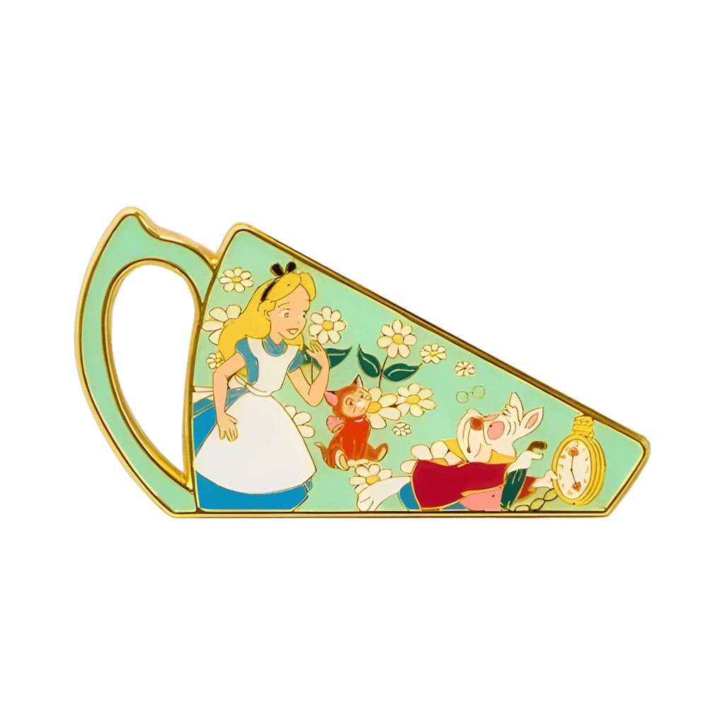 Alice, Dinah, & The White Rabbit Disney pin