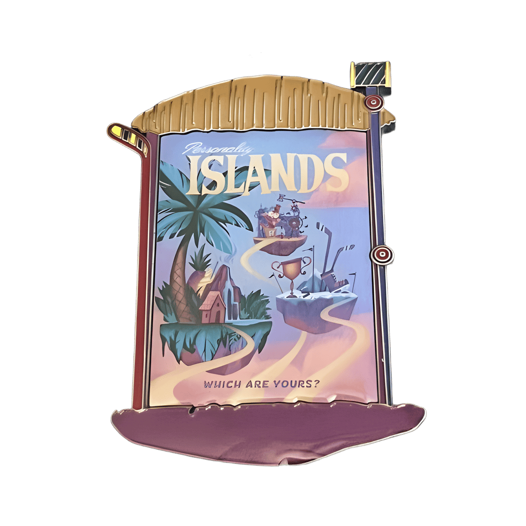Personality Islands Disney pin