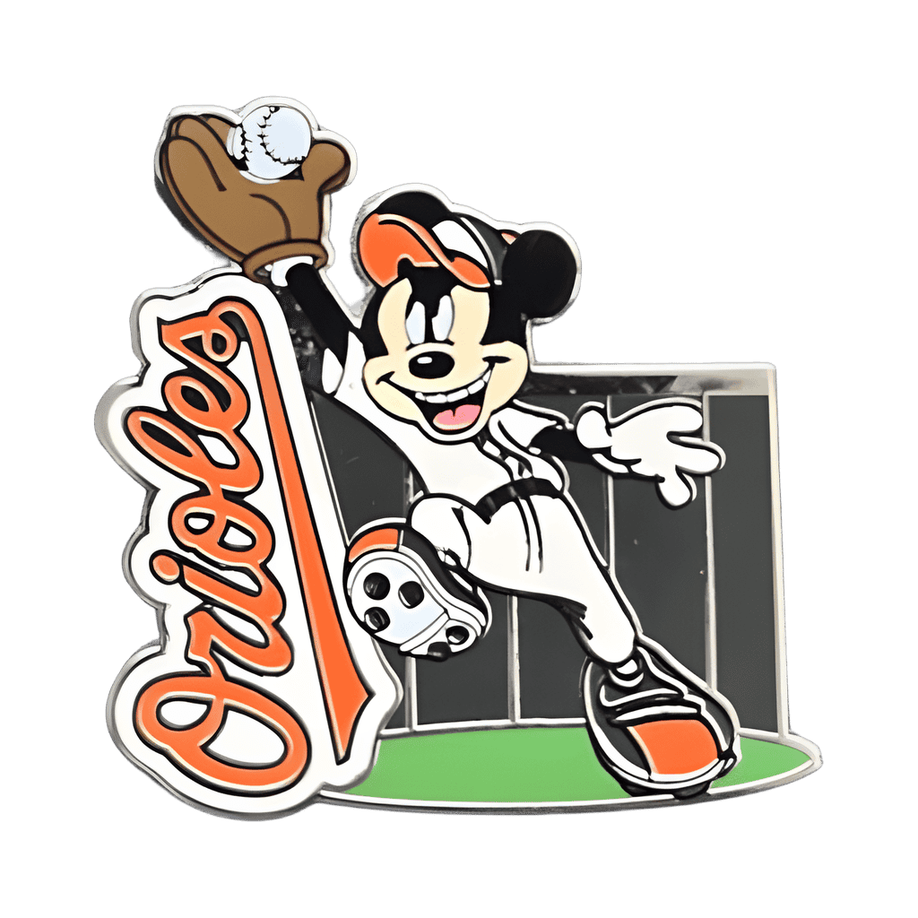 Baltimore Orioles Mickey Mouse Disney pin