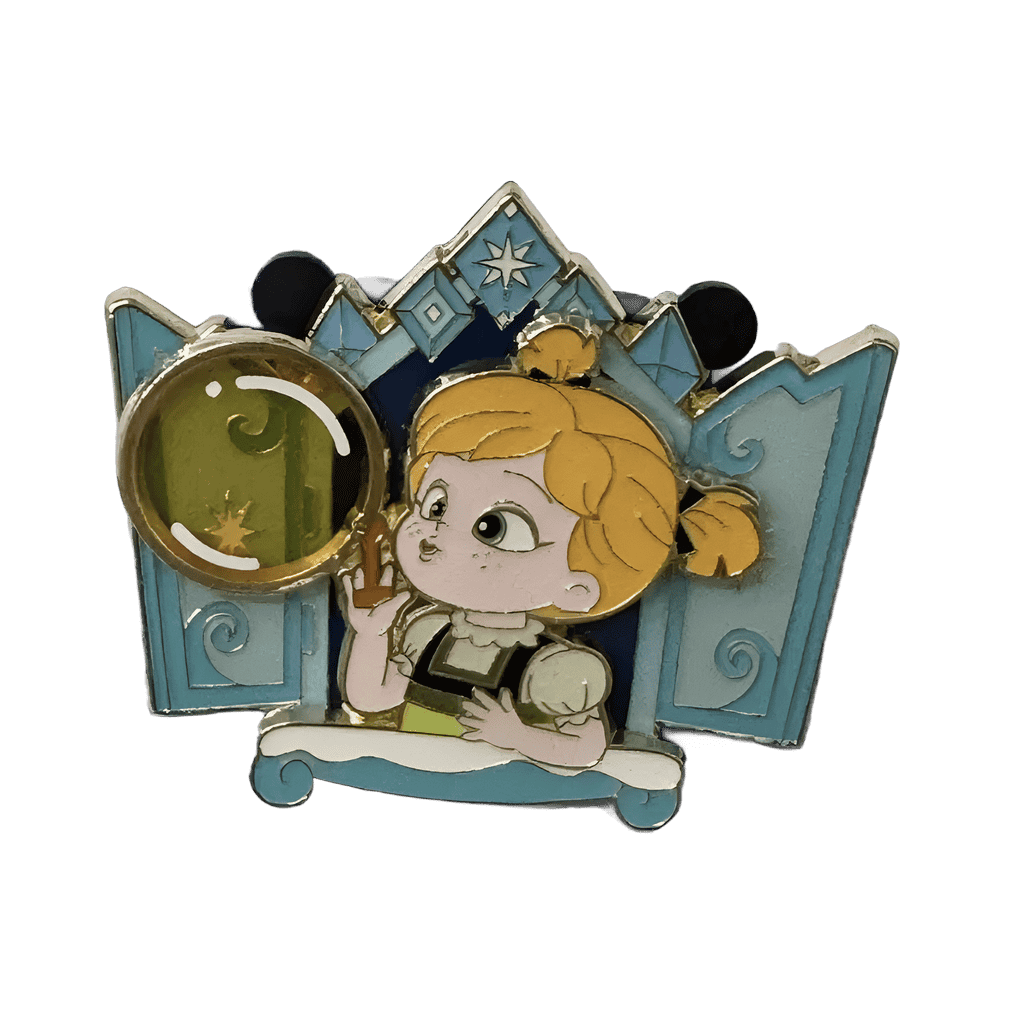 Young Anna Disney pin