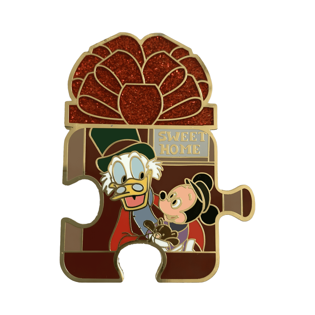 Scrooge and Tiny Tim Disney pin