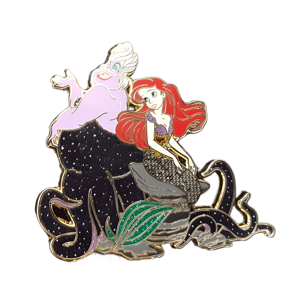Ariel and Ursula Disney pin