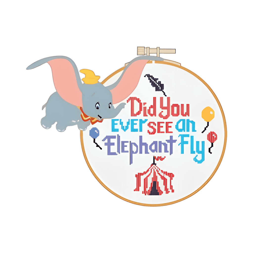 Did You Ever See an Elephant Fly - Dumbo Disney pin