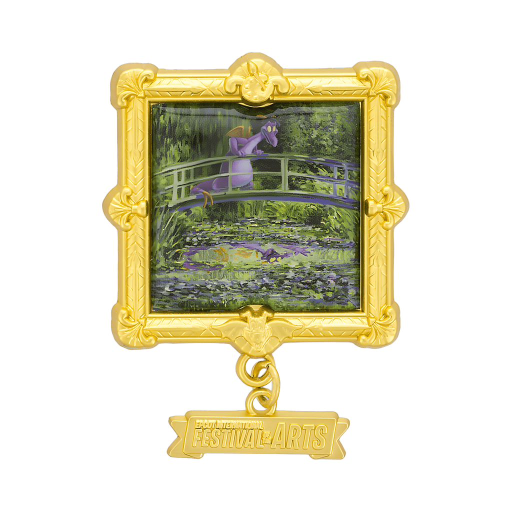 Bridge over a Pond of Water Lilies Disney pin