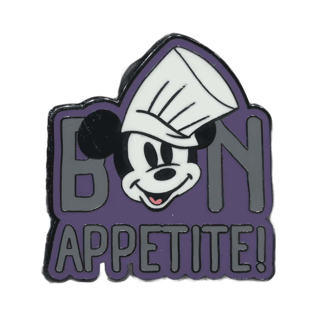 Mickey and Minnie Sayings Set - Bon Appetite! Disney pin