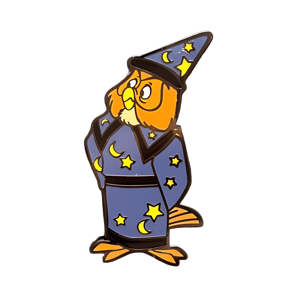Owl Wizard Disney pin