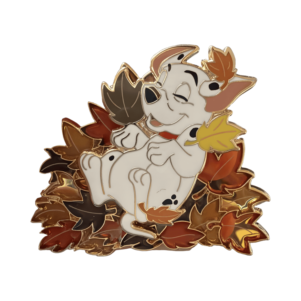 Rolly in Leaves Disney pin