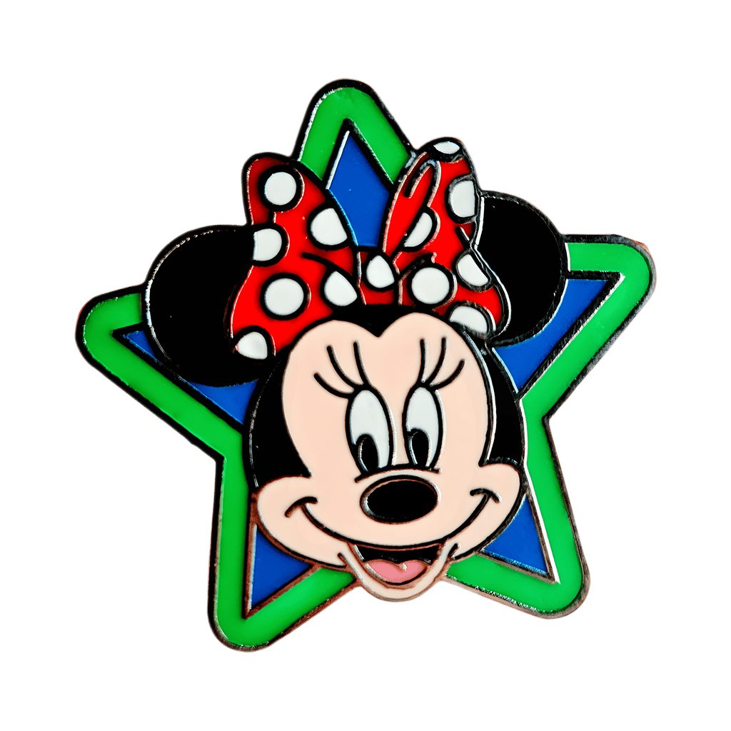 Minnie in Green Star Frame Disney pin