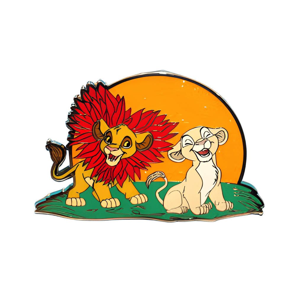 Simba and Nala Disney pin