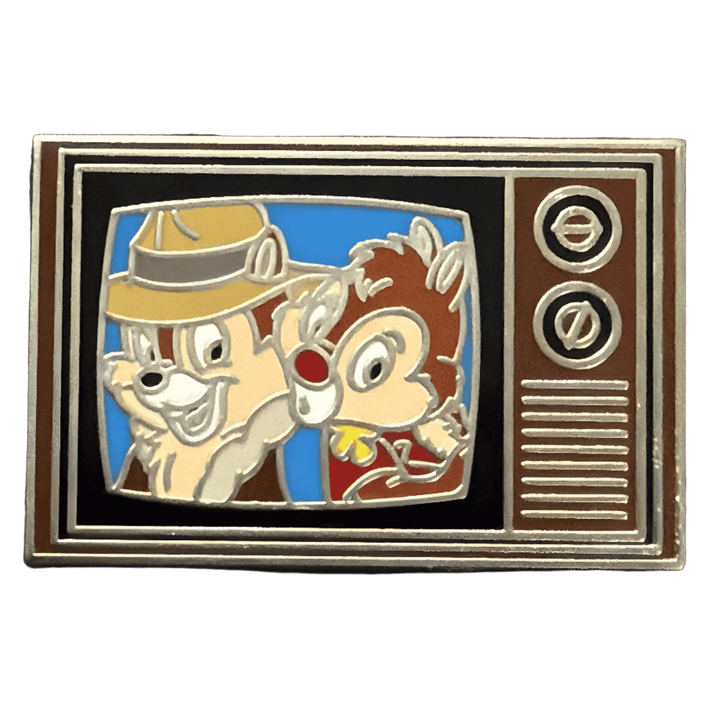 Chip and Dale Tv Disney pin