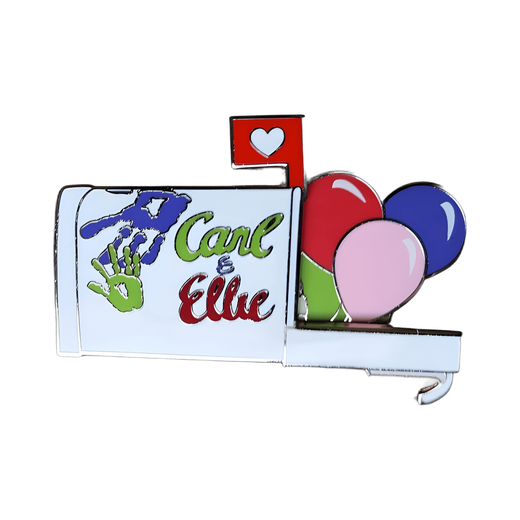 Carl & Ellie Mailbox Disney pin