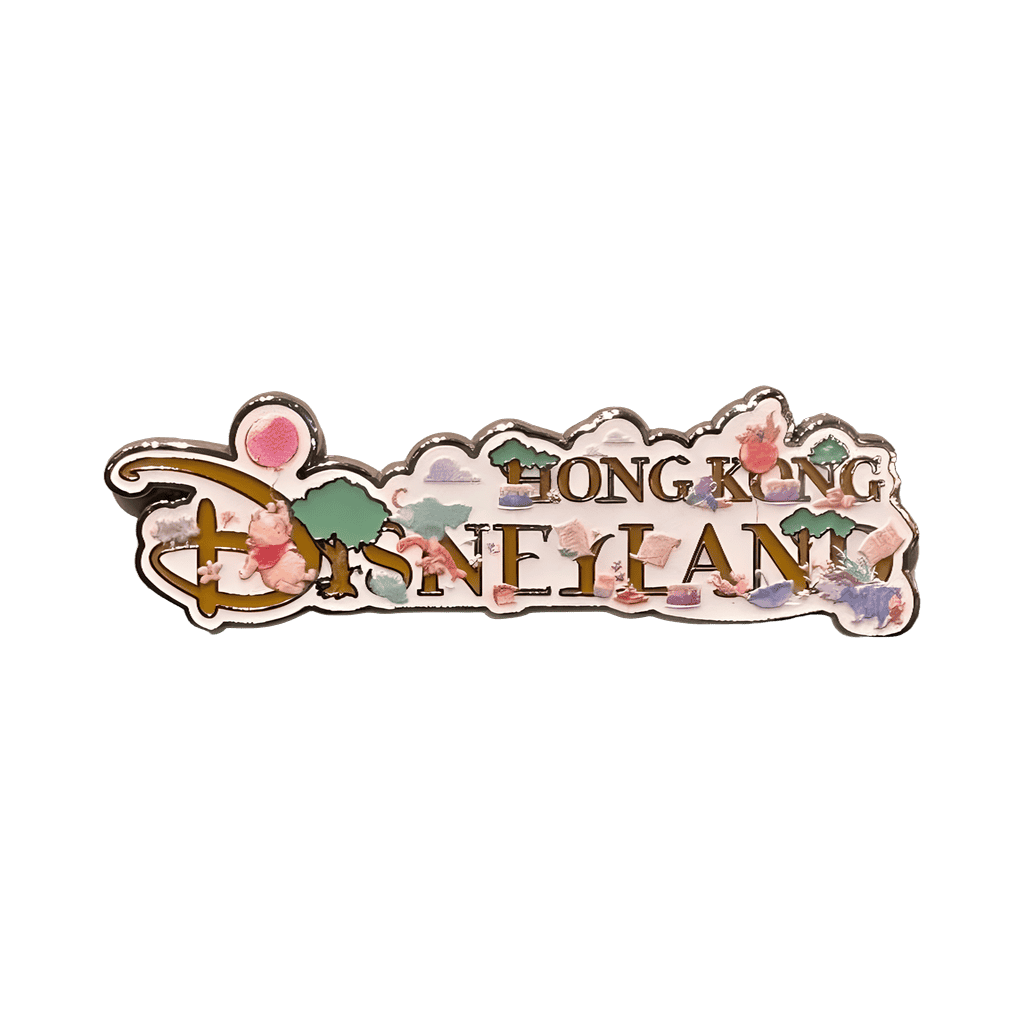 Hong Kong Disneyland with Pooh and Friends Disney pin