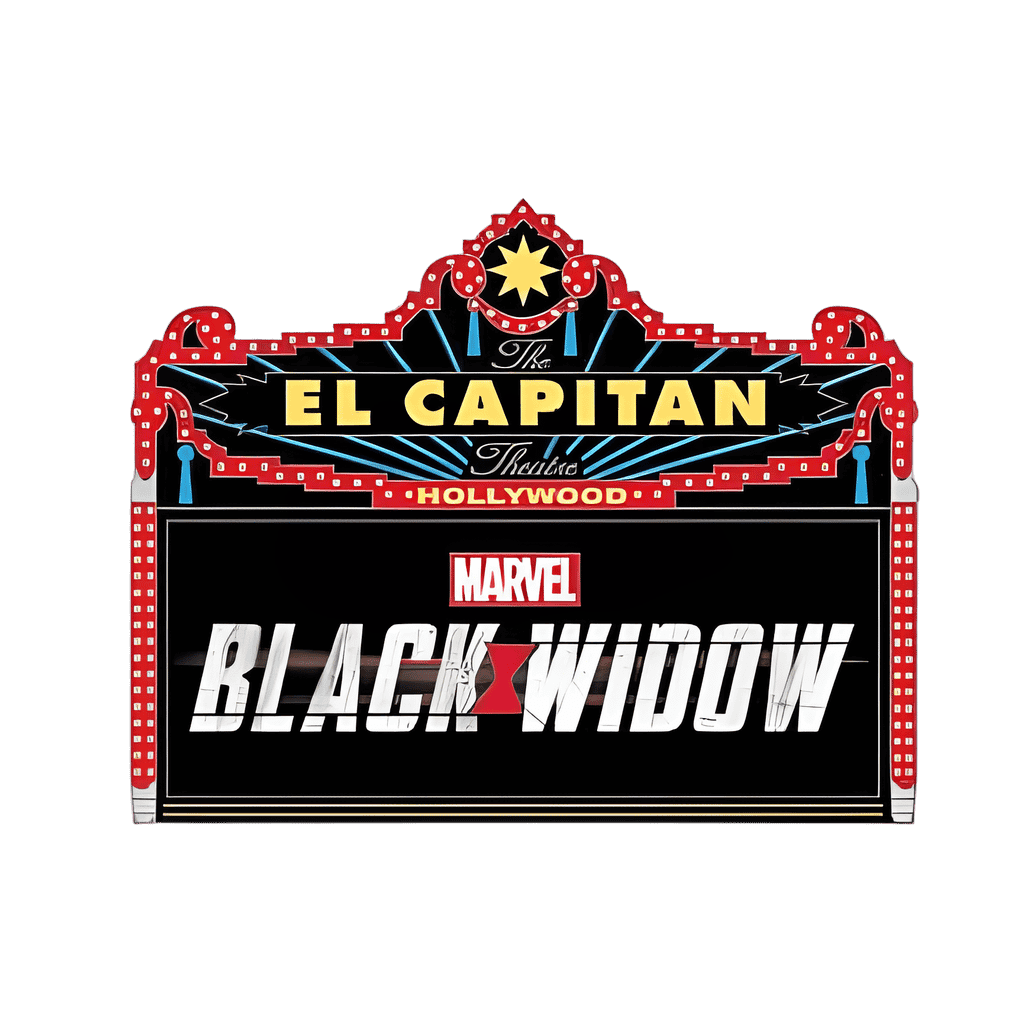 Black Widow Disney pin
