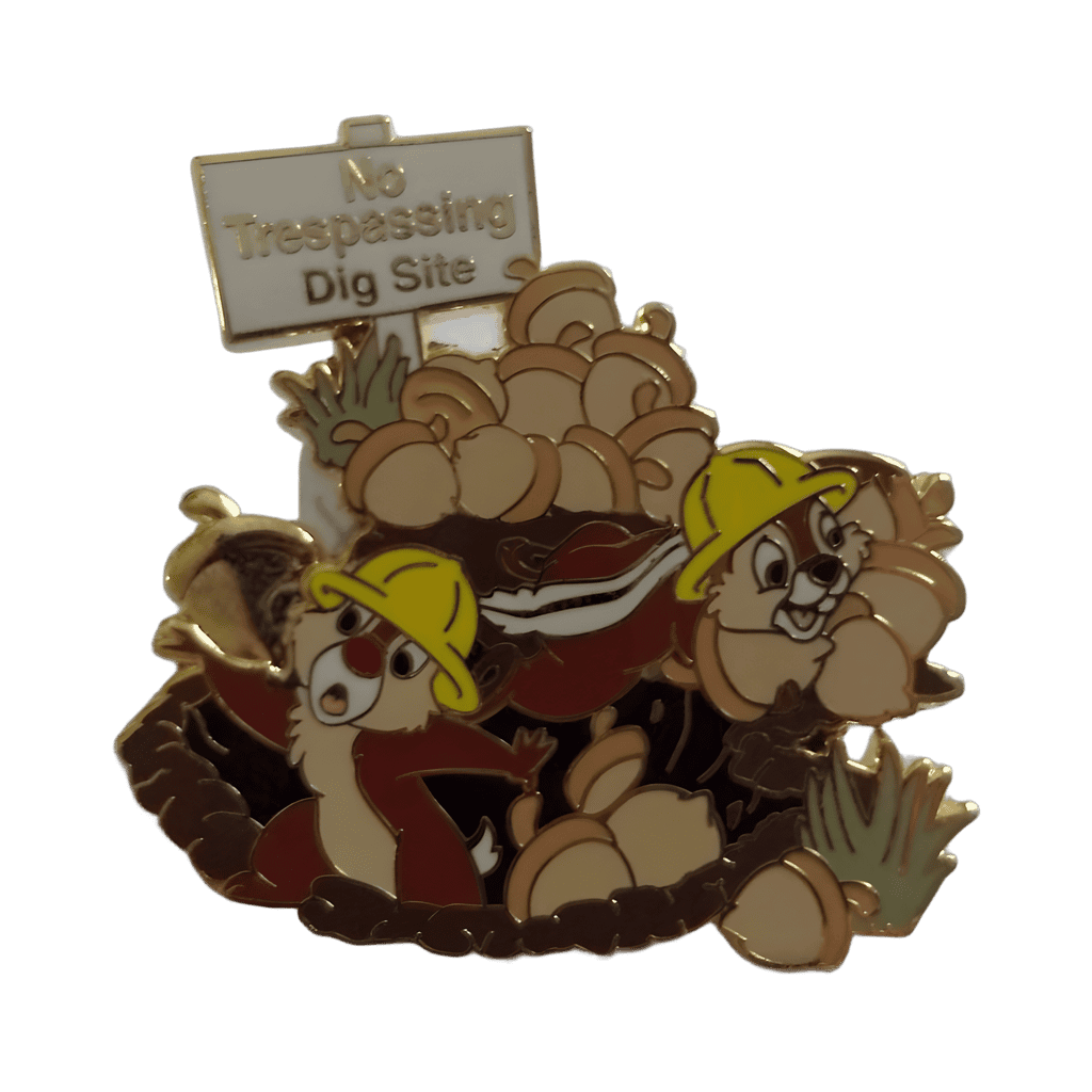 Chip and Dale Dig Site Diorama Box Set Disney pin