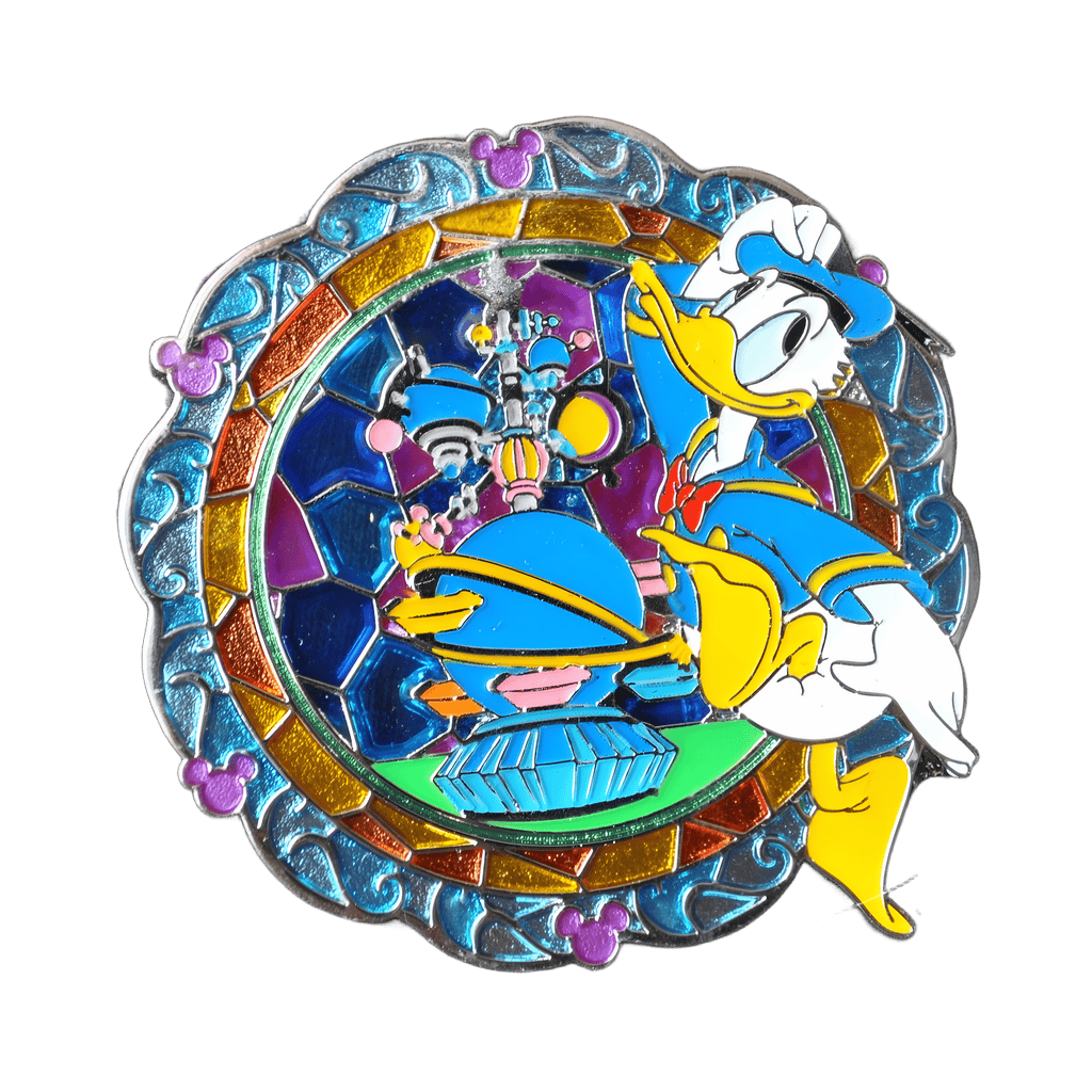 Donald Near Orbitron Disney pin