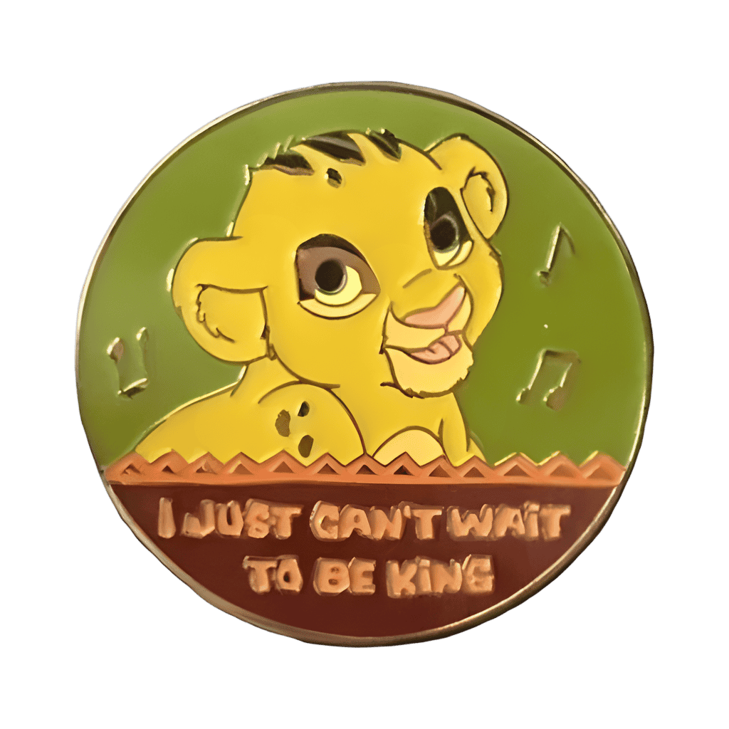 Simba - I Just Can't Wait to Be King, #84 Disney pin
