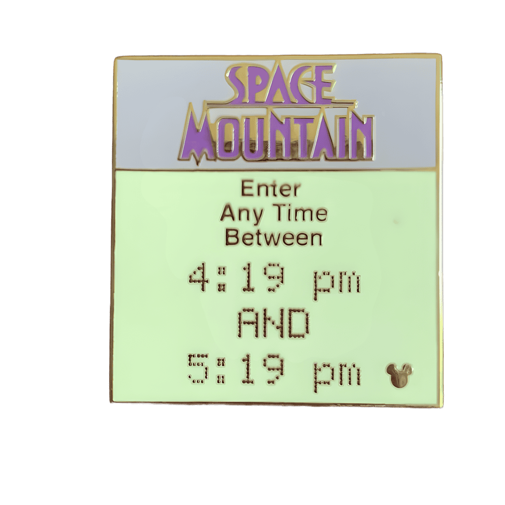 Space Mountain Disney pin