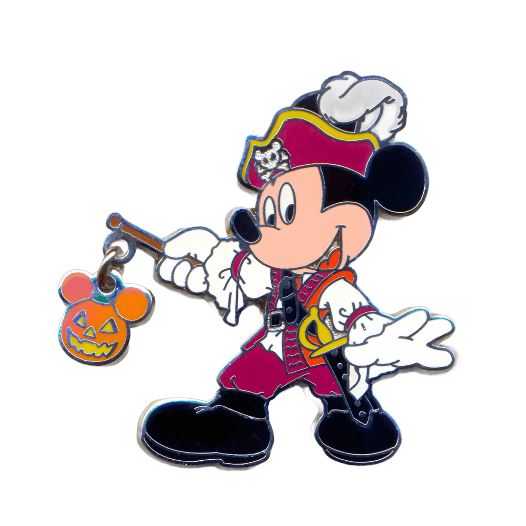 Tokyo Disneyland Halloween Pirate Mickey Mouse Disney pin
