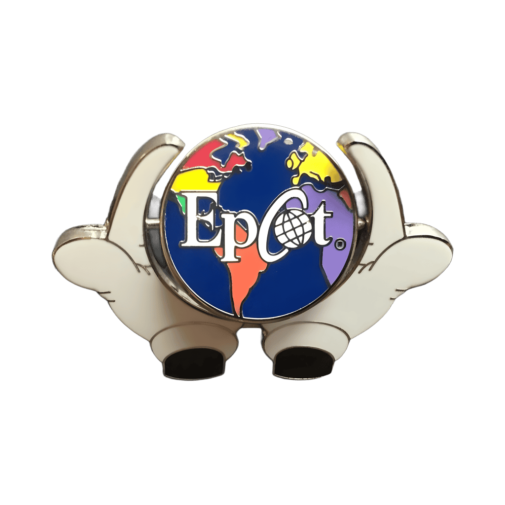 Epcot - Mickey Hands Holding Earth Spinner Disney pin