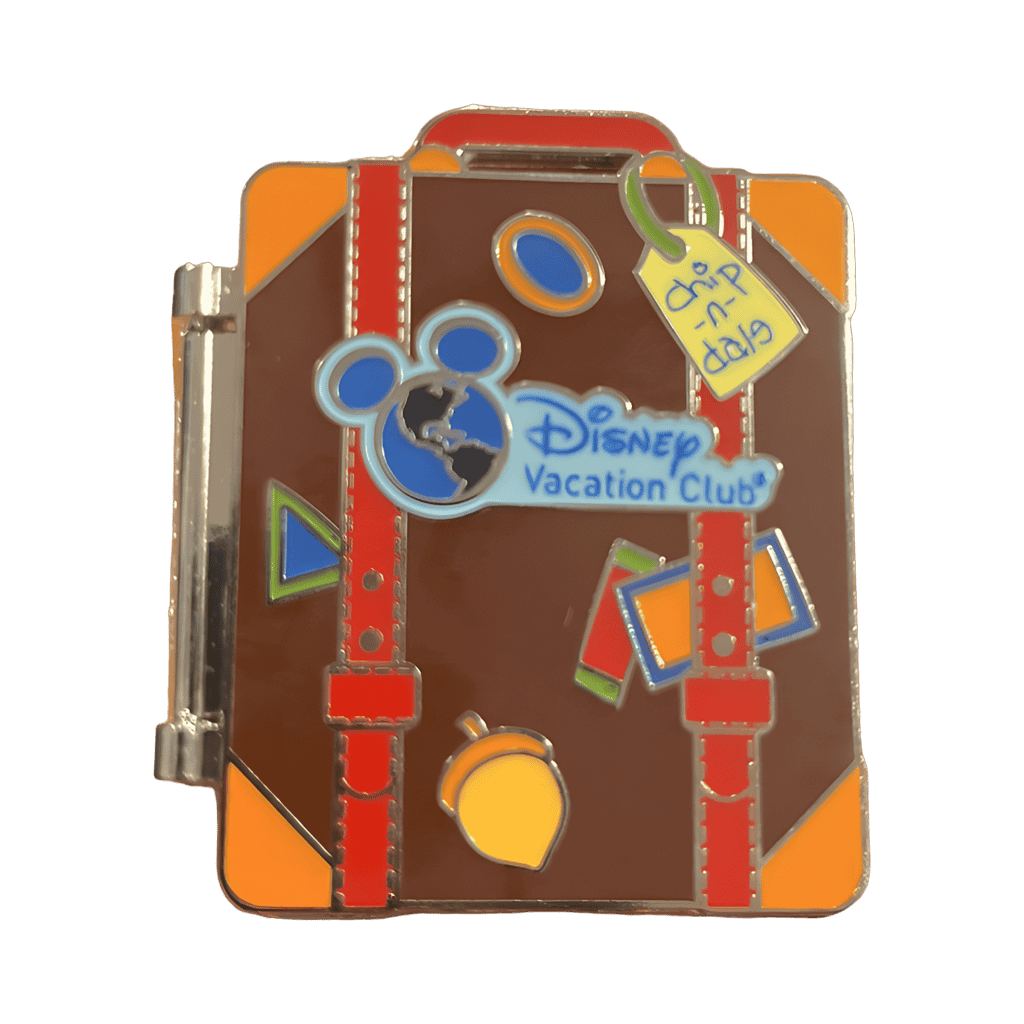 2014 DVC Suitcase Chip and Dale Disney pin
