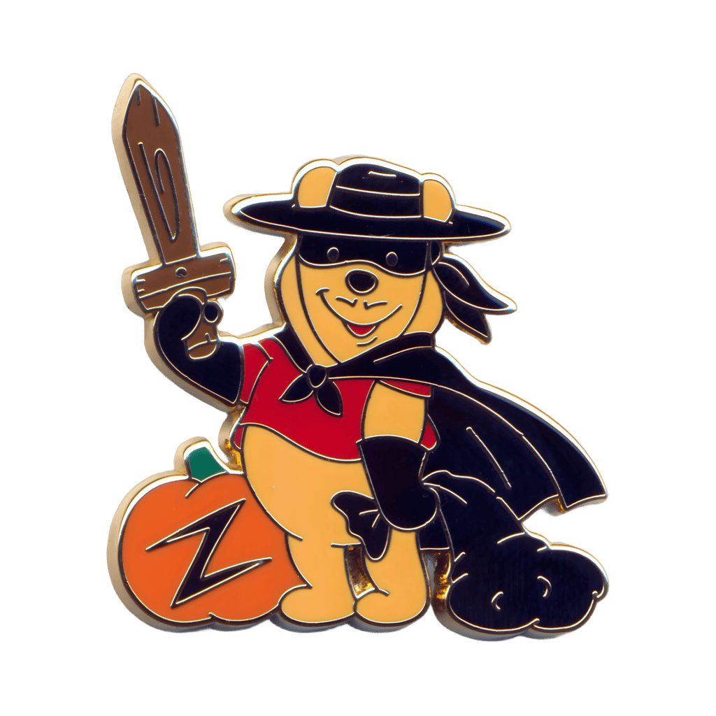 Winnie the Pooh Dressed as Zorro Disney pin
