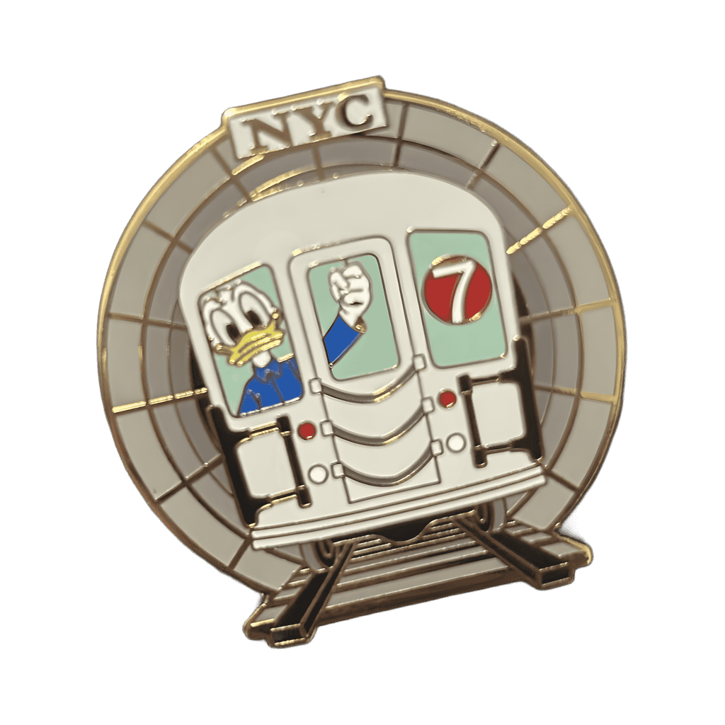 NYC Transportation - Donald on Subway Disney pin