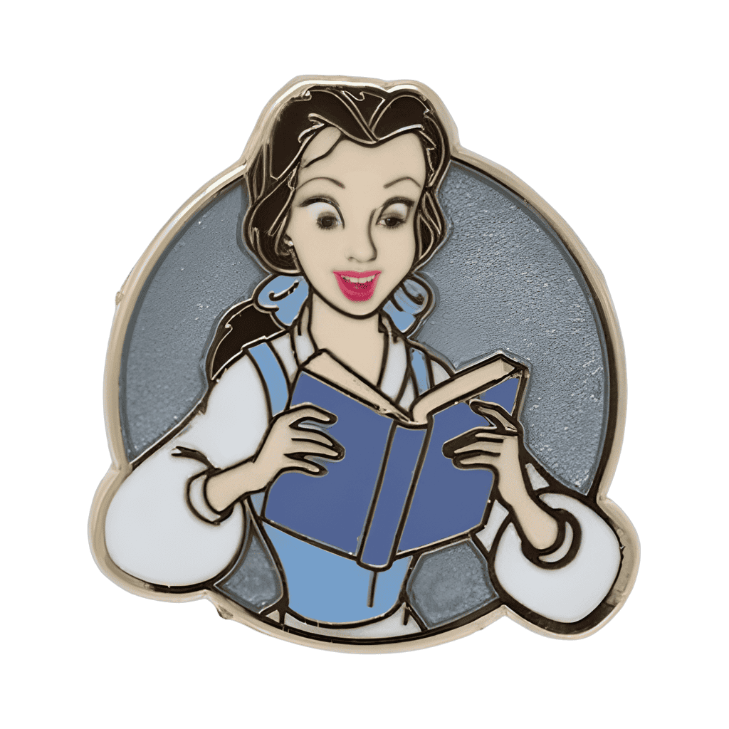 Belle Reading Disney pin