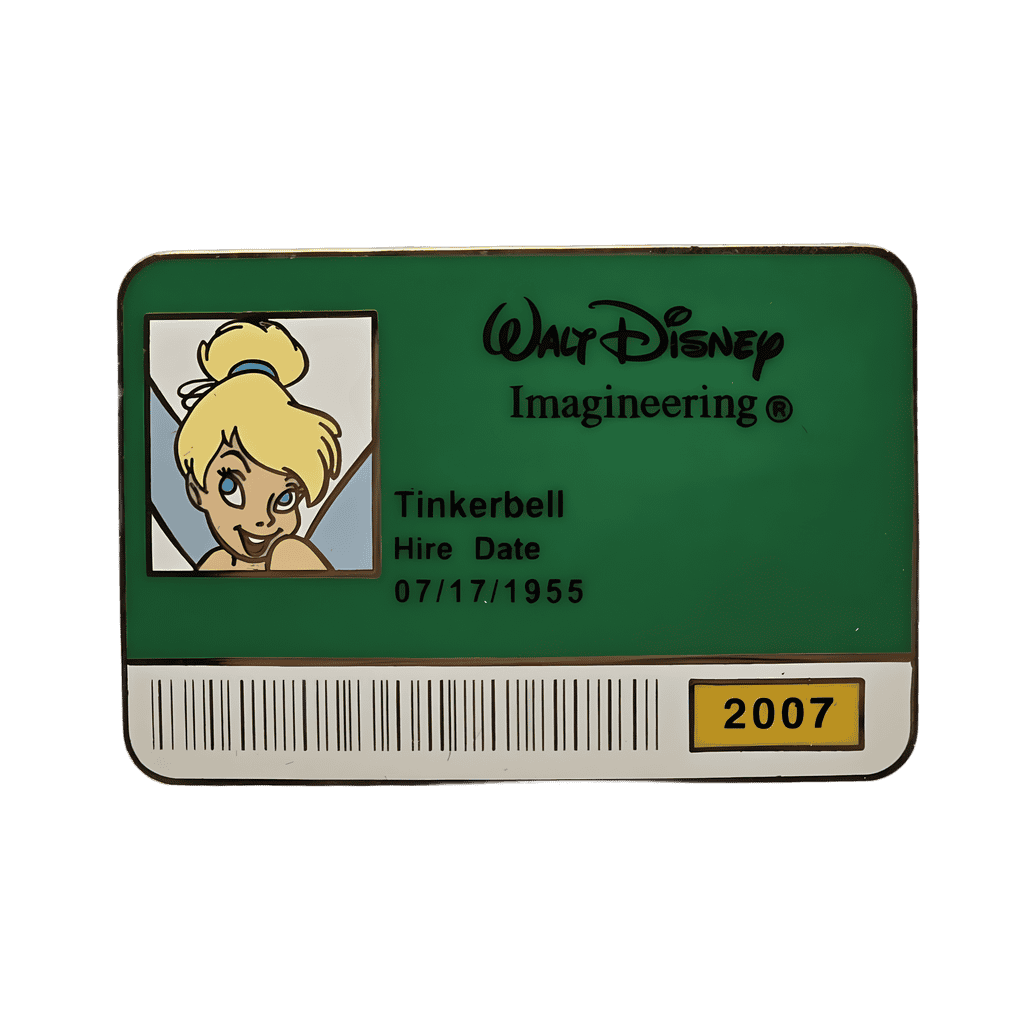 Tinker Bell - ID Badge 2007 - Pirate’s ERROR Disney pin