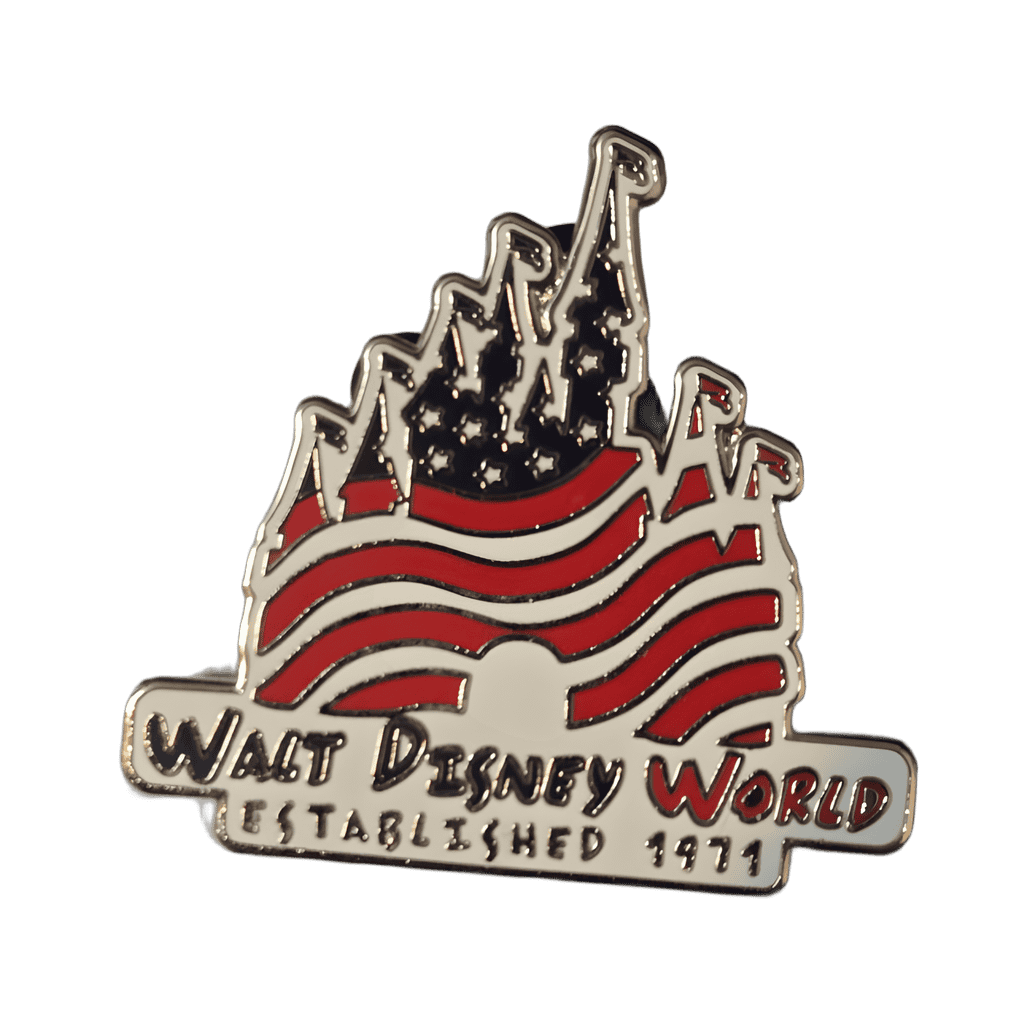 Walt Disney World Flag Castle - USA Disney pin