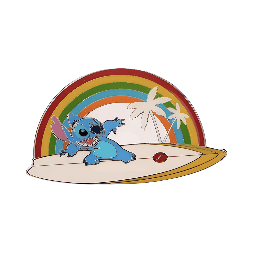 Stitch Surfing Disney pin