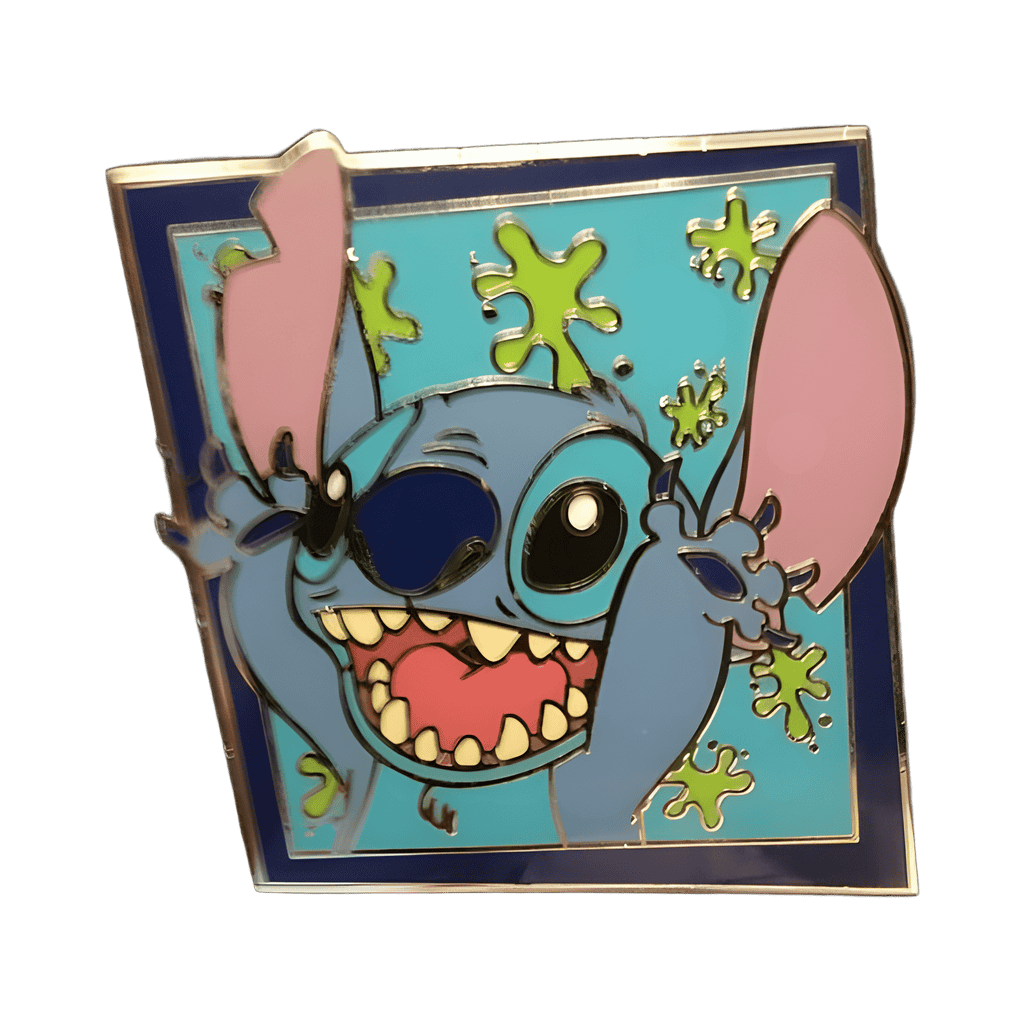 Stitch hands up Disney pin