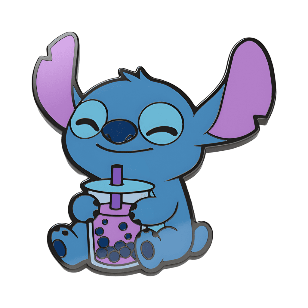 Boba Stitch Disney pin