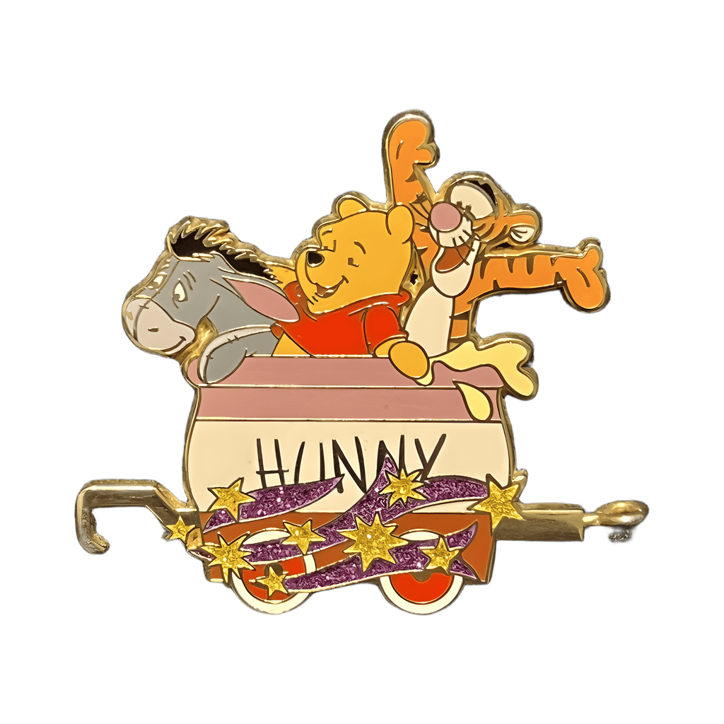 Train car (Winnie the Pooh, Eeyore, Tigger) Disney pin