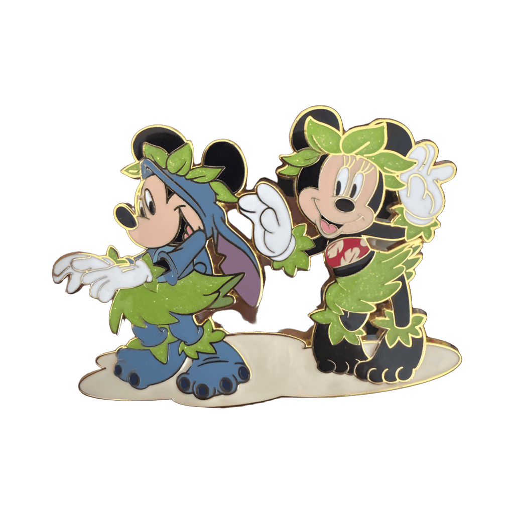 Mickey and Minnie as Lilo and Stitch Disney pin