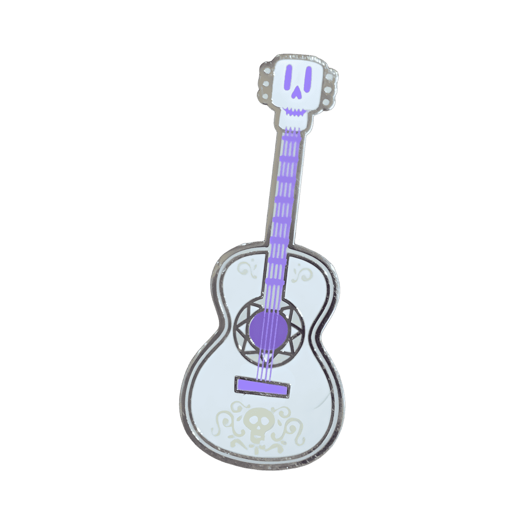 Skull Guitar Disney pin