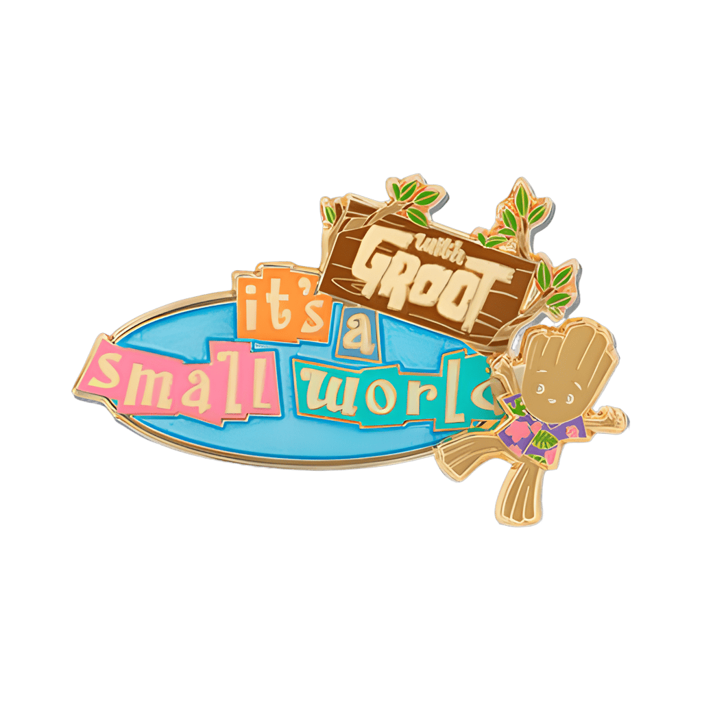 it's a small world with Groot Disney pin