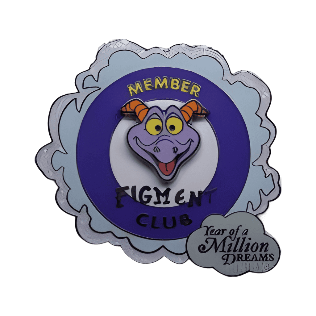 Figment Club Member Disney pin