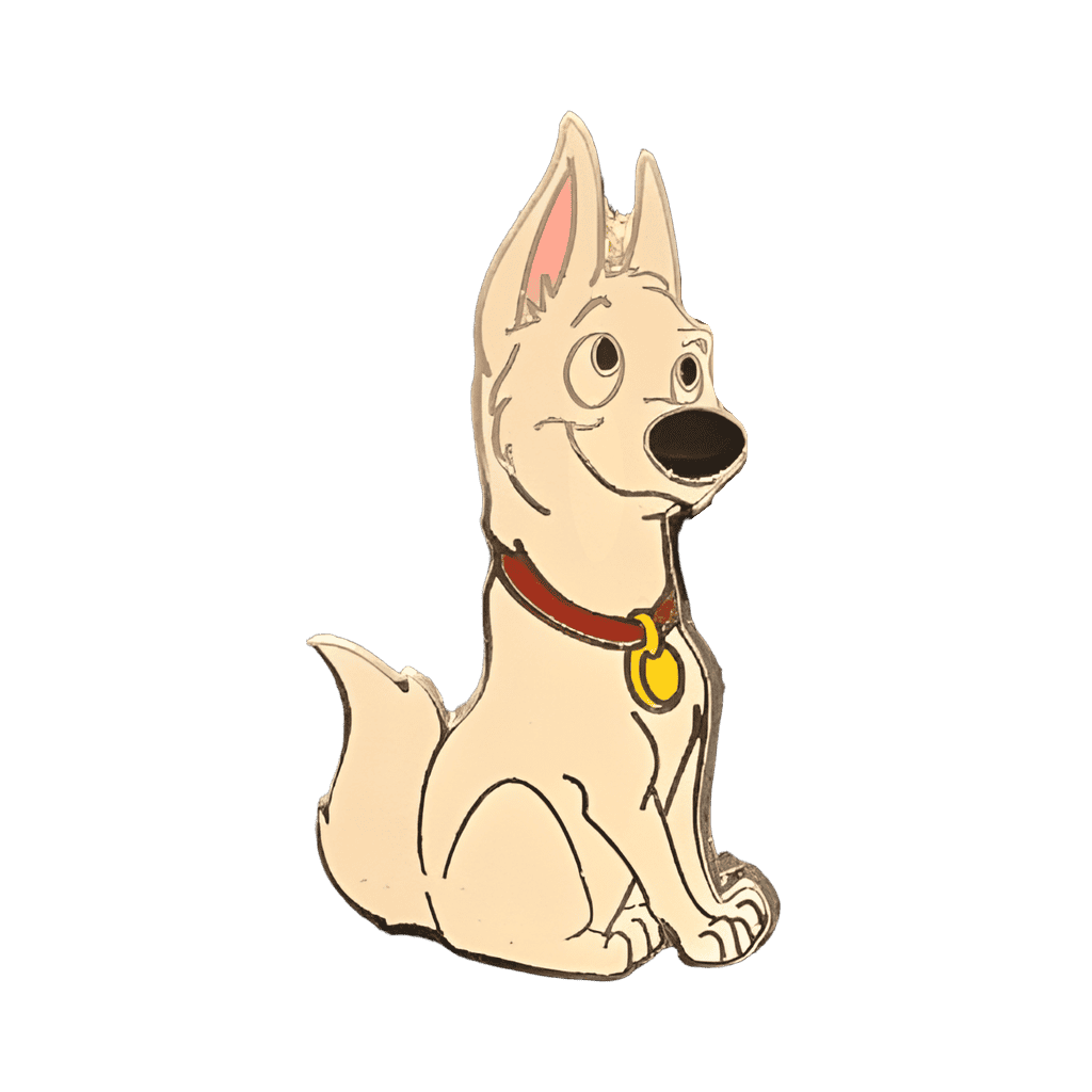 Penny and Bolt Pin Set - Bolt Sitting Facing Right Disney pin