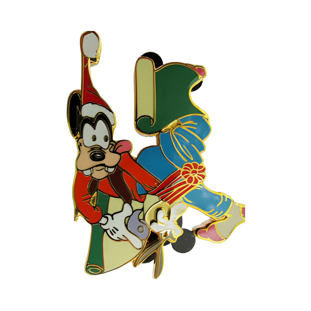 Goofy Wrapping Christmas Presents Disney pin