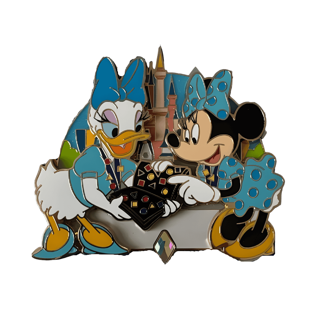 Minnie and Daisy Looking Through Pin Book Disney pin