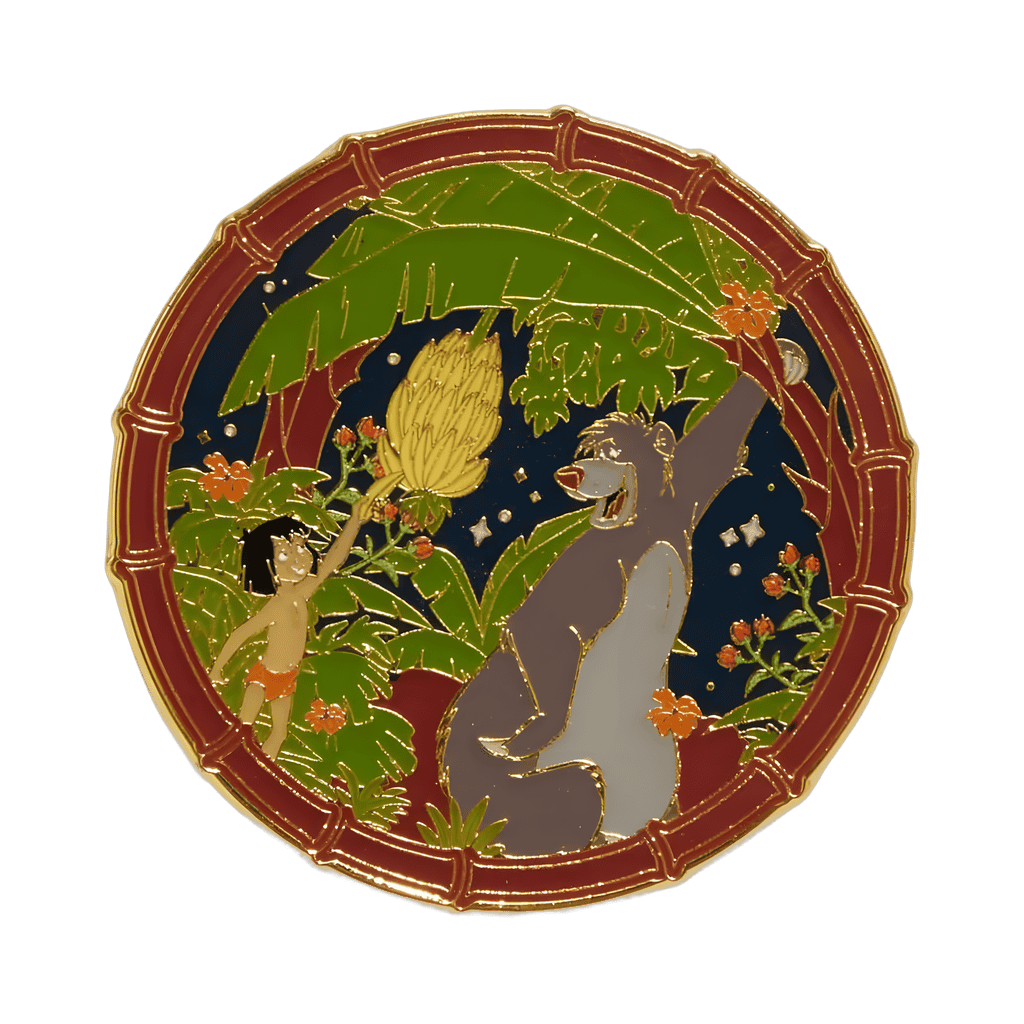 The Jungle Book Baloo & Mowgli Bananas Disney pin