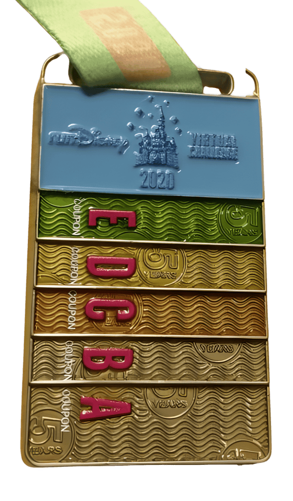 2020 Run Disney Virtual Challenge Race Medal Disney pin