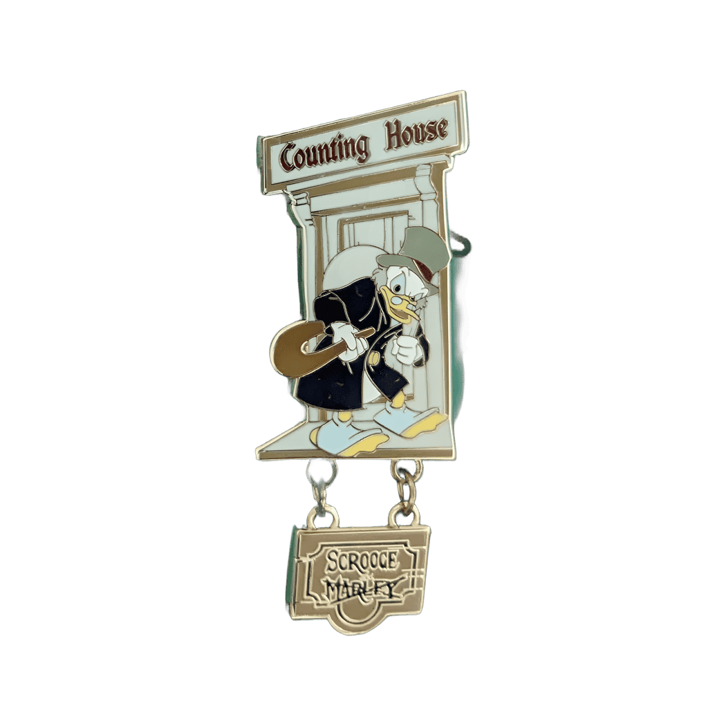 Scrooge as Ebenezer Scrooge Disney pin
