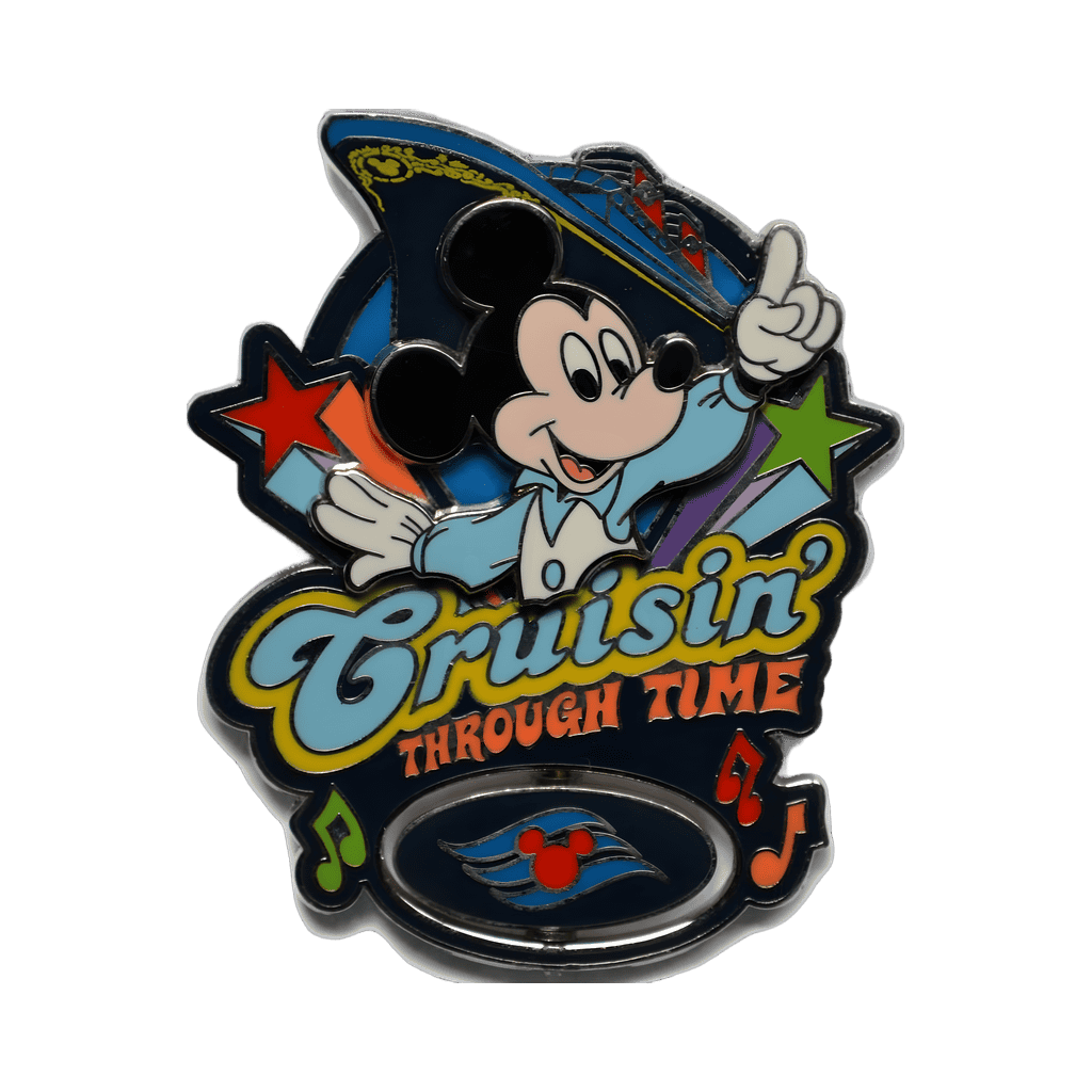 Logo Disco Mickey Mouse Disney pin