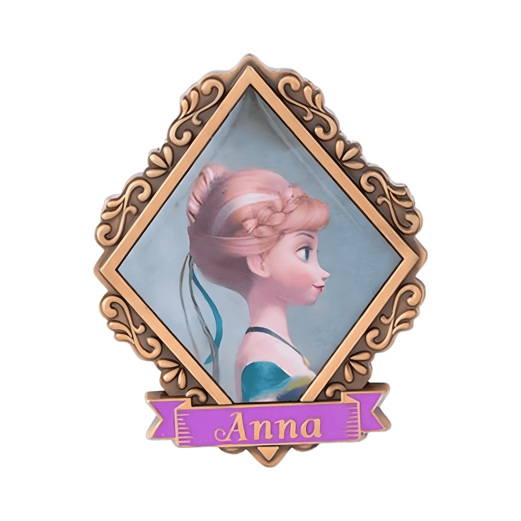Anna Portrait Disney pin