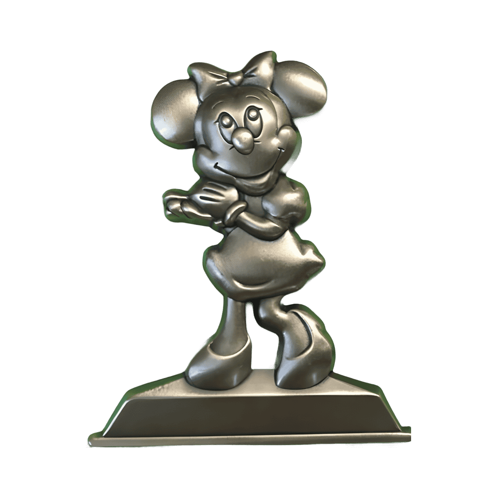Gold Statue Minnie Mouse Disney pin