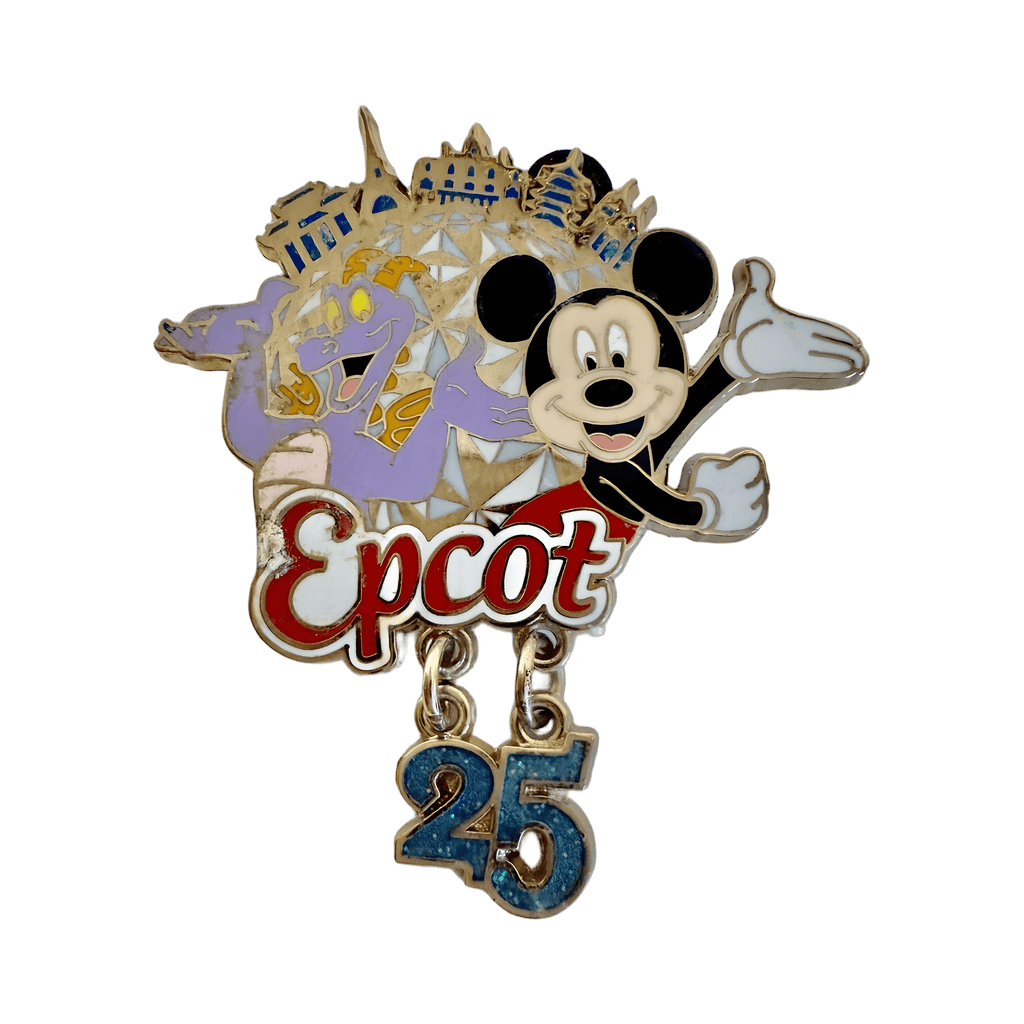Mickey and Figment Dangle Disney pin