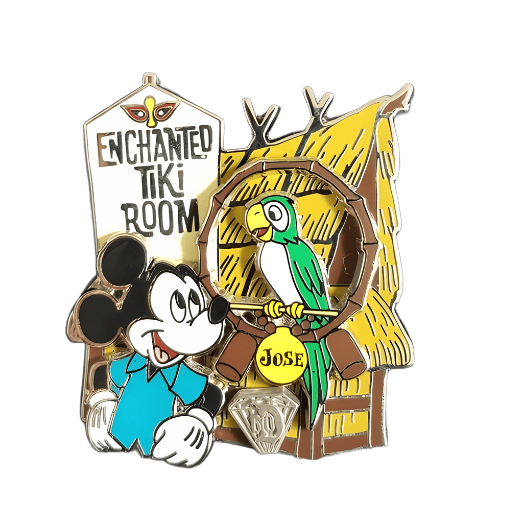 Enchanted Tiki Room - Mickey and Jose Disney pin